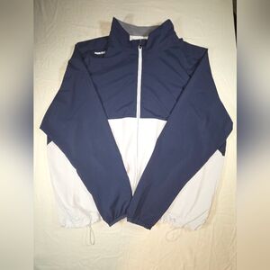 PUMA Men's Monterey Wind Golf Jacket 3X-Large Blue Full Zip Windbreaker Flaw